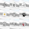 High quality Clip Beads 925 Sterling Silver hearts and round charms Fit Original reflexions Bracelet Charms Jewelry making ► Photo 1/6