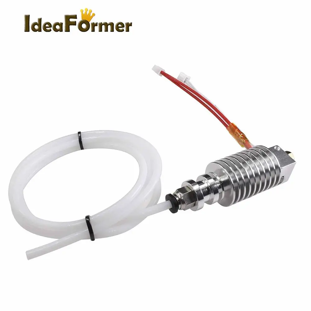 Аксессуары для 3D-принтеров V5 J-head Hotend kit 0,4 мм/1,75 мм 12 В/24 В 40 Вт обновленный прямой тип комплект печатающей головки для 3D-принтера I3 Mega