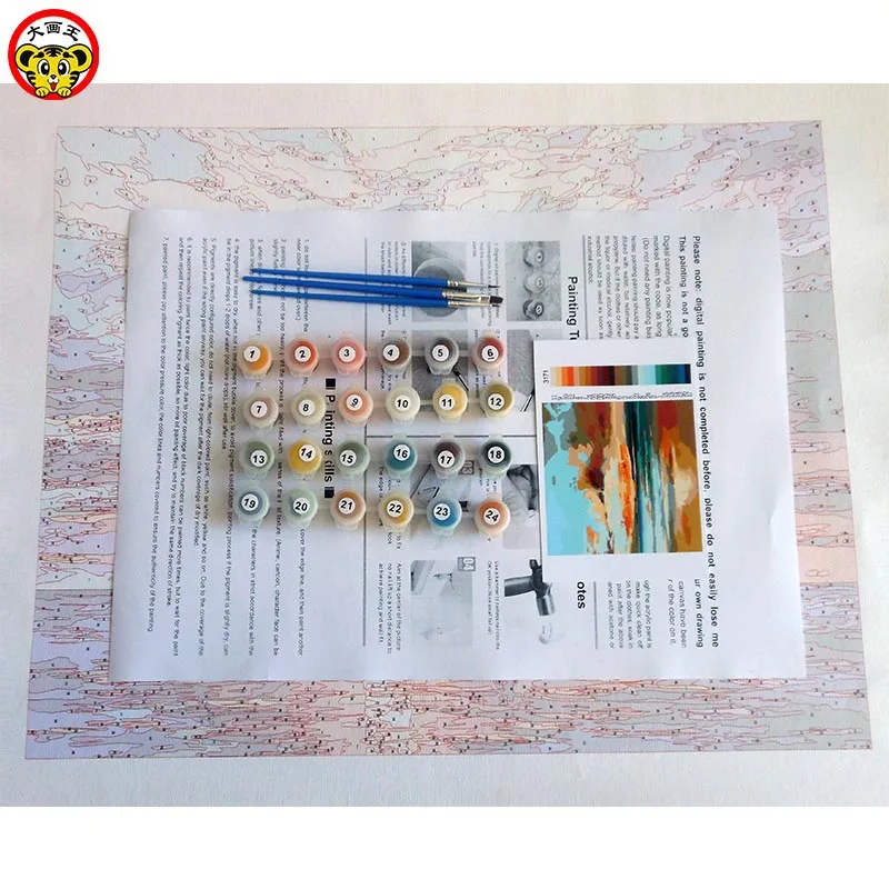 DIY картина маслом Моне Водяные лилии раскраски по номерам стены искусства