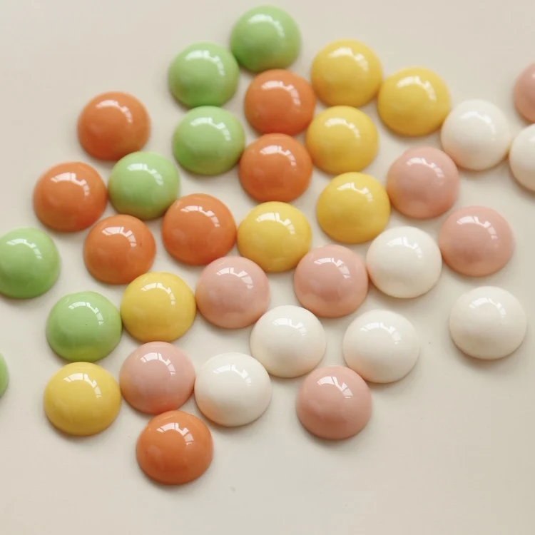 

Super light feel pure color matching half pill combination Japanese DIY handmade earring resin accessories earring clip patch.