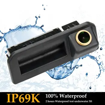 

HD 1280x720p Golden Reverse Car Rear View Camera for SEAT Arona Ateca VW TAYRON Tharu Polo Vento BORA JETTA Sagitar 2016-2019