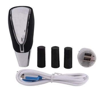 

Universal Car Gear Shift Knob Led Light Changeable Multi-Color Shifter Knob Press Activated Lever Shifter Gear Stick