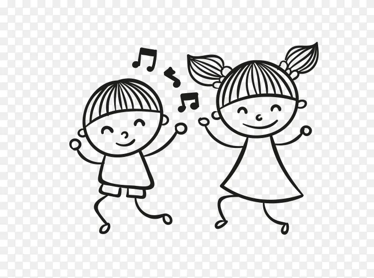 舞蹈儿童绘画艺术-儿童