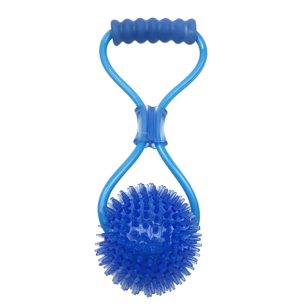 Style C Blue Игрушка для укусов, многофункциональная молярная игрушка для собак, чистящая зубы, пищевая игрушка для чистки зубов из ТПР, безопасная Эластичность для собак, щенков - Цвет: Style C Blue