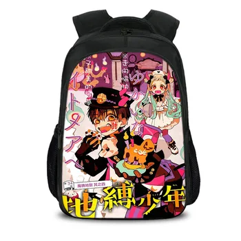 

New Anime Toilet-bound Jibaku Shounen Hanako-kun Backpack Laptop School Bag Boys&Girls Mochila Fashion Schoolbag