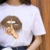 ZOGANKIN Summer Fashion Shirt Lips Leopard Graphic T Shirt Women Tops Base O-neckBlack Tees Kiss Leopard Lip Funny Girls Tshirt