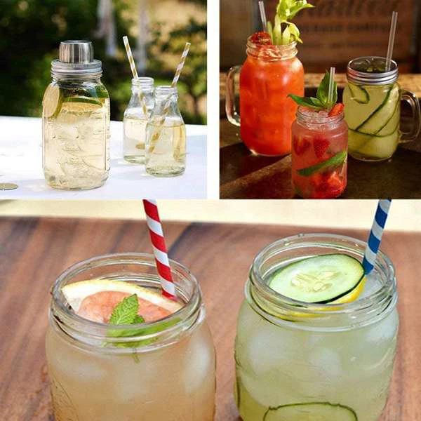 Mason Jar крышки, шейкер для коктейлей крышка шейкер для специй крышка Солонка и перечница с дырочками сверху крышки с силиконовыми уплотнениями для обычных банок для рта Mason Ca