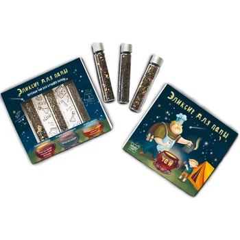 

Tea set chokocat "elixir for Dad", Black leaf with additives, 30 gr