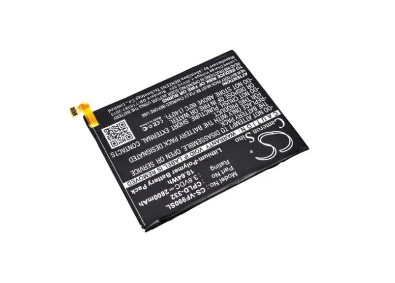 Cameron sino 2800 мАч батарея для VODAFONE 990N 990N-PT Smart 4 Max VF-990N CPLD-332 мобильный, Смартфон батарея