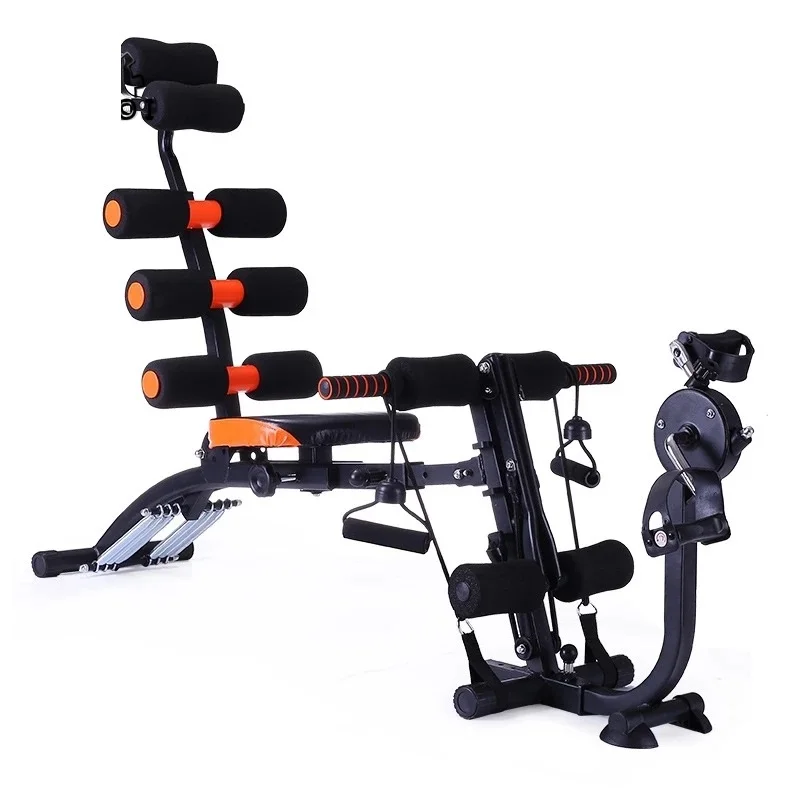 Exercise Abdominal Muscles 6 In 1 Assist Device Multifunctional Sit-Up Aid Fitness Equipment Home Supine Plank Abdomen Machine