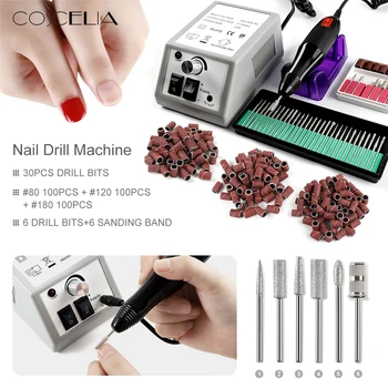 

COSCELIA Electric Nail Drill Bits Set Milling Cutter For Manicure Machine Nail Tips Manicure Electric Nail Tools Pedicure File