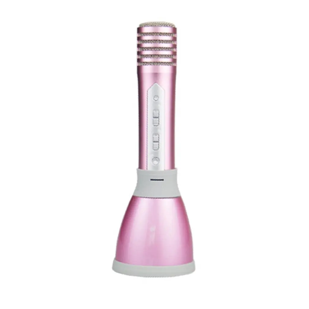 

KM660 Wireless Microphone Mini Portable Outdoor Condenser Microphone Microphone Karaoke OK Speaker KTV Player Sing