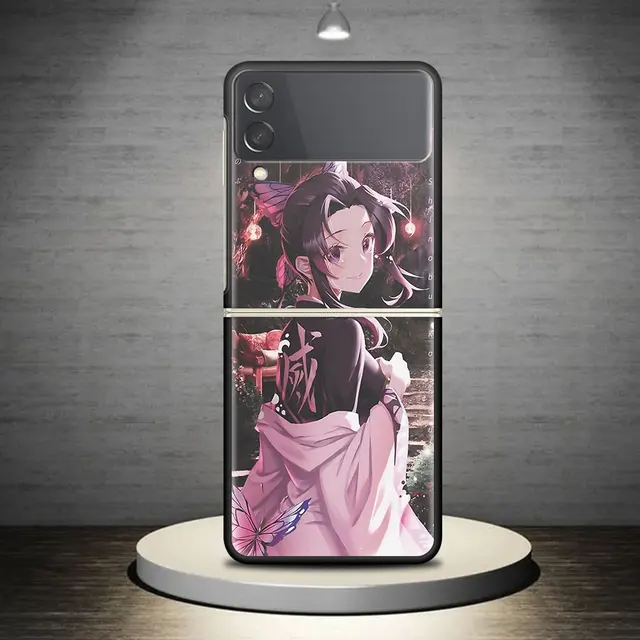 Demon Slayer Anime Cell Case For Samsung Galaxy Z Flip 3 5g Fashion Z Flip3 Luxury Black Pc Hard Back Phone Coque Cover Mobile Phone Cases Covers Aliexpress