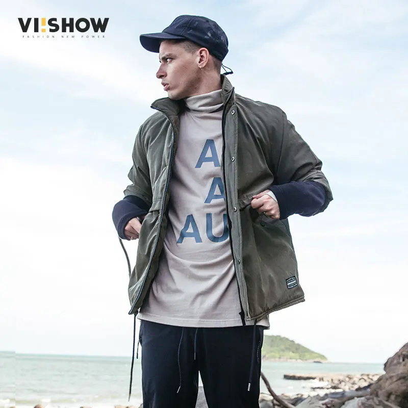 VIISHOW зимняя куртка мужская повседневная верхняя одежда куртка jaquetas de couro Hommes Длинная ветровка пальто мужской s Тренч MC2089174