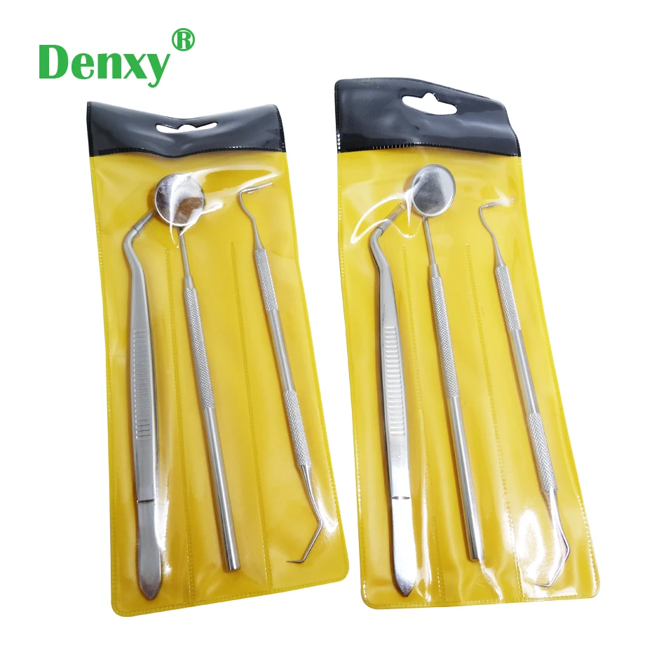 5 pack Dental Mirror Stainless Steel Dental Tool Set Mouth Mirror