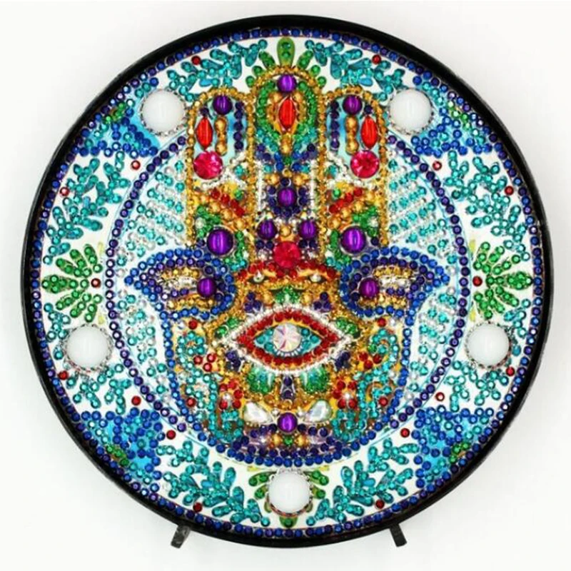 2020 Новая полка алмазная живопись LED освещение набор 5D вышивка мозаика спальня