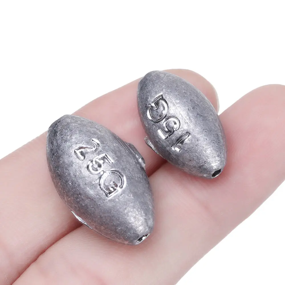 משקולות ביצה לדיג במשקל 1G ועד 70G