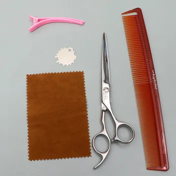 

6.5 Inches Professional Hair Scissors Durable Hair Cutter Scissors Portable Bangs Scissors Practical Hairdressing Tool With Comb