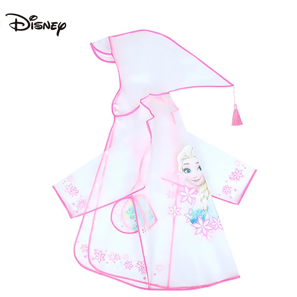 Disney Mickey Kids Raincoat Frozen Raincoat Children Cartoon Poncho Single-person Rainwear/Raincoat/Rainsuit Boys Girls Poncho