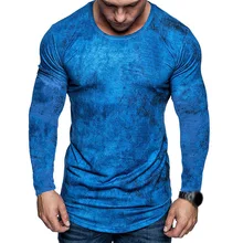 Мужские пуловеры Топы с длинным рукавом осень и зима свободные термальные блузки с круглым вырезом