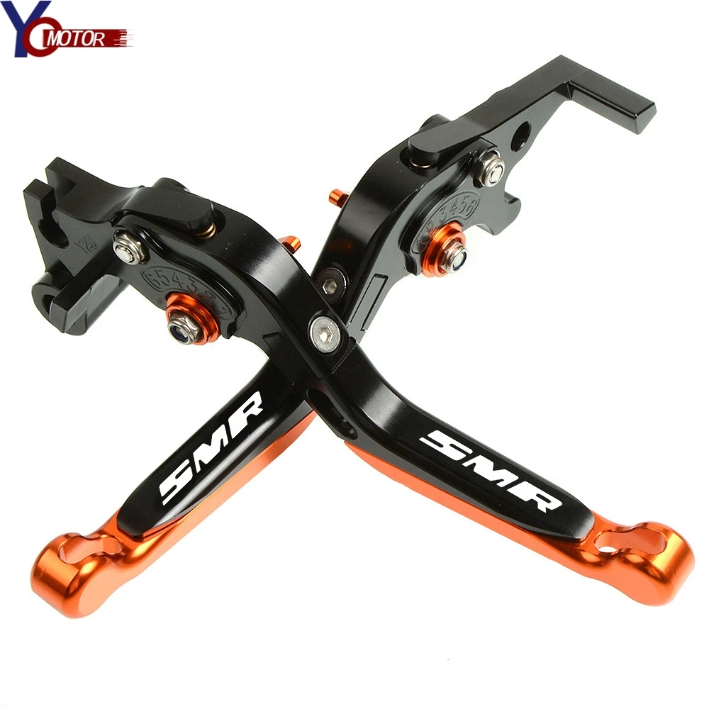 ORBKBKOR Для KTM 900 SMR 2009 2010 2011 2012 2013 Мотоцикл с ЧПУ Алюминий аксессуары тормозной рычаг сцепления - Цвет: ORBKBKOR