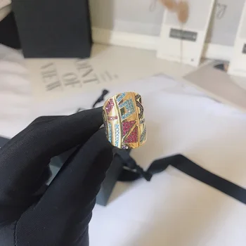 

2020 new design Morocco colorful tribe rings brand luxury simple delicate rings for girl women party Indian