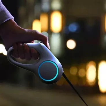 Xiaomi Mijia Youpin PetKit стример Телескопический Тяговый канат Белый сенсорный управление красочный стример для собак в пределах 30 кг