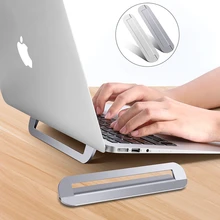Taşınabilir dizüstü bilgisayar standı dizüstü standı alüminyum destek dizüstü bilgisayar braketi katlanabilir dizüstü tutucu Tablet soğutma ipad MacBook Pro için