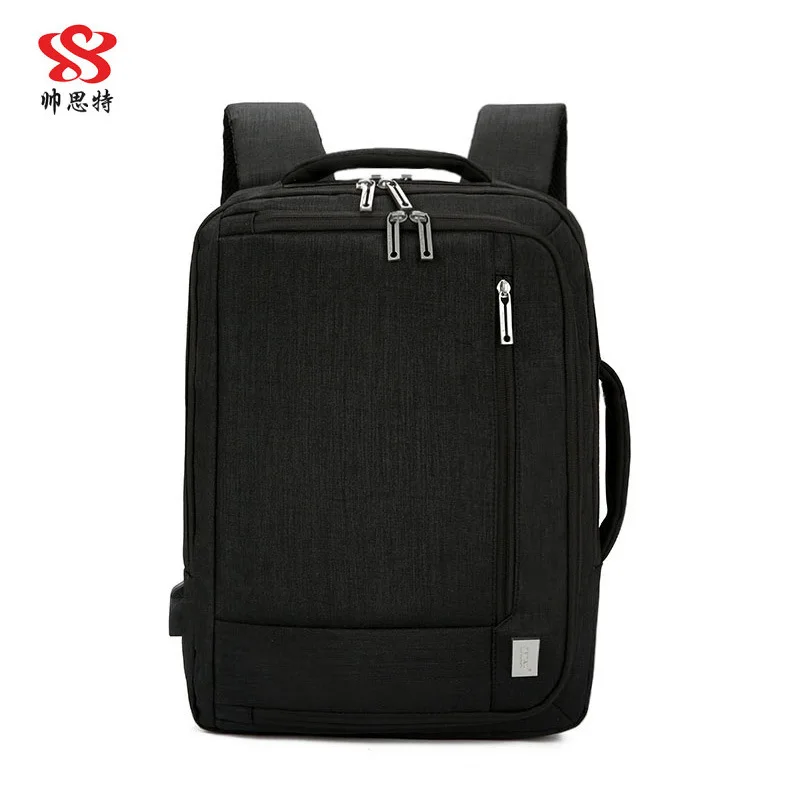 

2019 New Style Outdoor Casual Backpack Men Simple Business Trip Computer Bag USB Backpack Travel Bag Women's