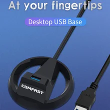 Usb 3,0 удлинитель с базой для USB беспроводной адаптер диск/внешний жесткий диск/клавиатура/Wifi повторитель