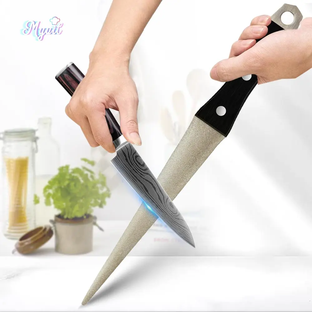 Whetstone Stone Diamond Knife Sharpener Knife Sharpening Curved Surface for Knife Scissors Honing Bar Kitchen Grinding Tool 1