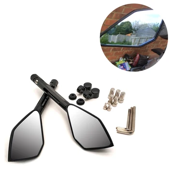 

1 Pair Motorcycle Rearview Mirrors Universial retrovisor moto accessories For Kawasaki klx 250 kdx 125 KTM 990 SMR SMT SuperDuke