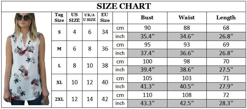 New Summer Sleeveless 2019's Shirt Blouse women Casual Loose Floral Blouse V neck Top Chiffon Work Wear Office Blouse Shirt New Summer Sleeveless 2019's Shirt Blouse women Casual Loose Floral Blouse V neck Top Chiffon Work Wear Office Blouse Shirt