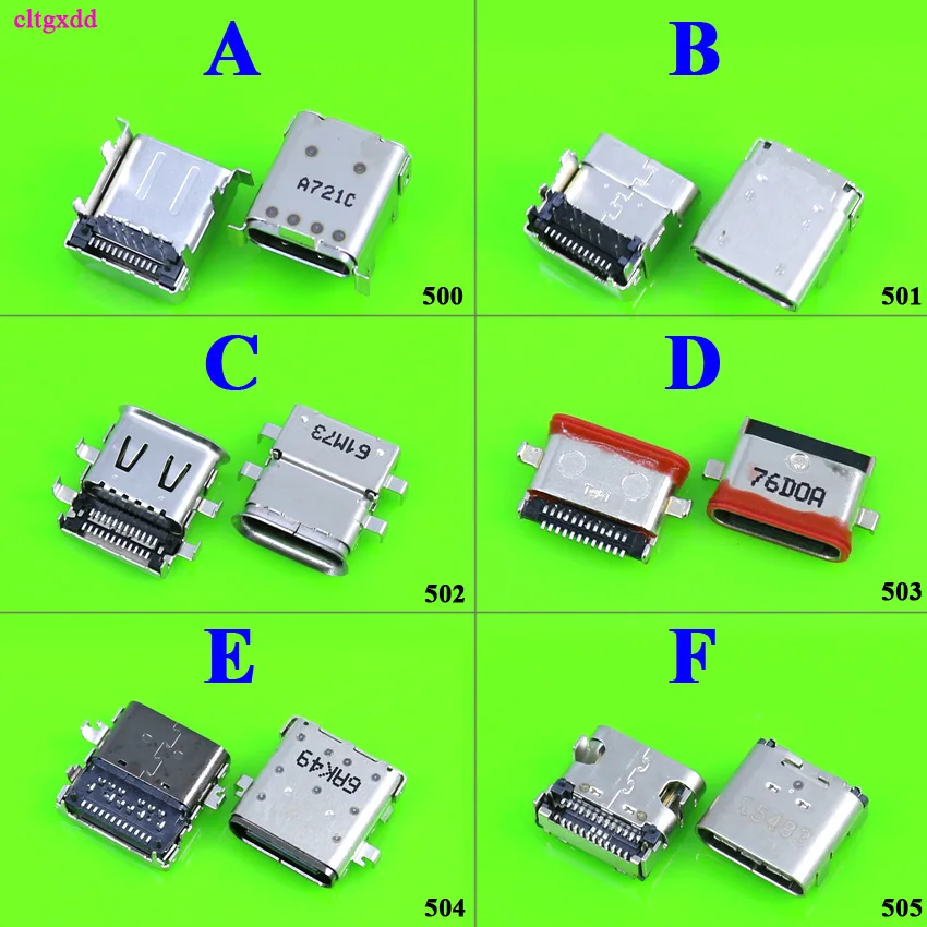 

6 24 Pin SMT Socket Connector Micro USB Type C 3.1 Female Placement SMD DIP For Lenovo ZTE PCB design DIY high current charging