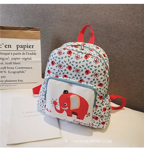 Милый детский рюкзак в детский сад, школьная сумка Mochila Escolar, От 1 до 3 лет, рюкзак для малышей, сумка для малышей - Цвет: elephant