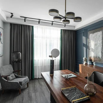 

Luxury Velvet Blackout Curtains for Living Room High Shading Thick Window Curtains for Bedroom Drapes Panel Interior Home Decor