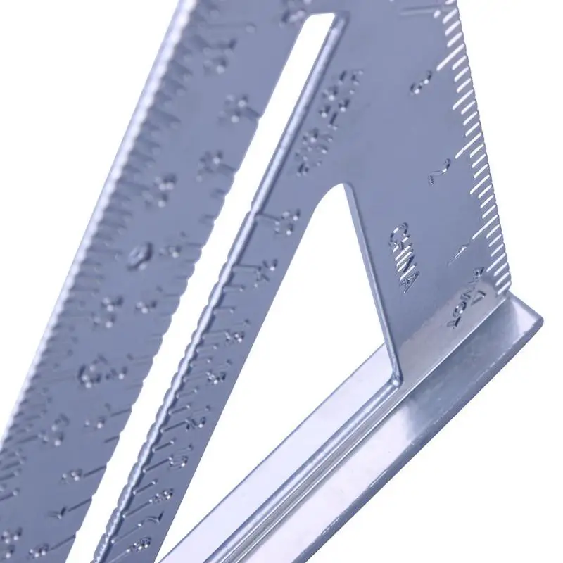 7 дюймов измерительная линейка алюминиевый сплав линейка скорость квадратный кровельный треугольник Угол транспортир плотник инструмент
