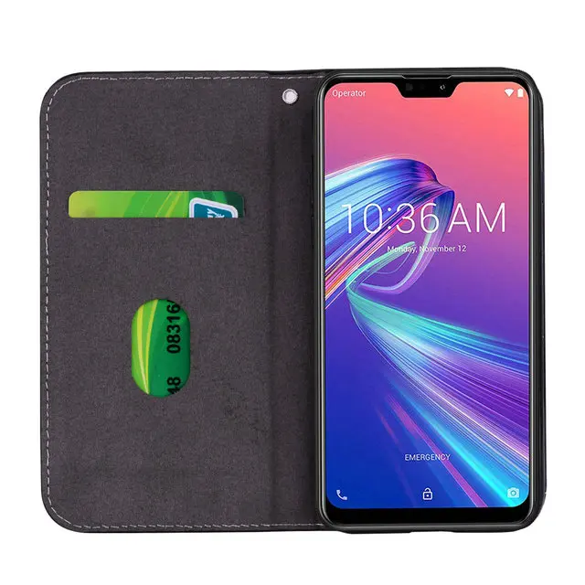 Блестящая блестящая кожа для Asus Zenfone Max Pro M2 ZB631KL чехол с откидной крышкой Магнитный кошелек для Asus Zenfone Max M2 ZB633KL Чехол Броня