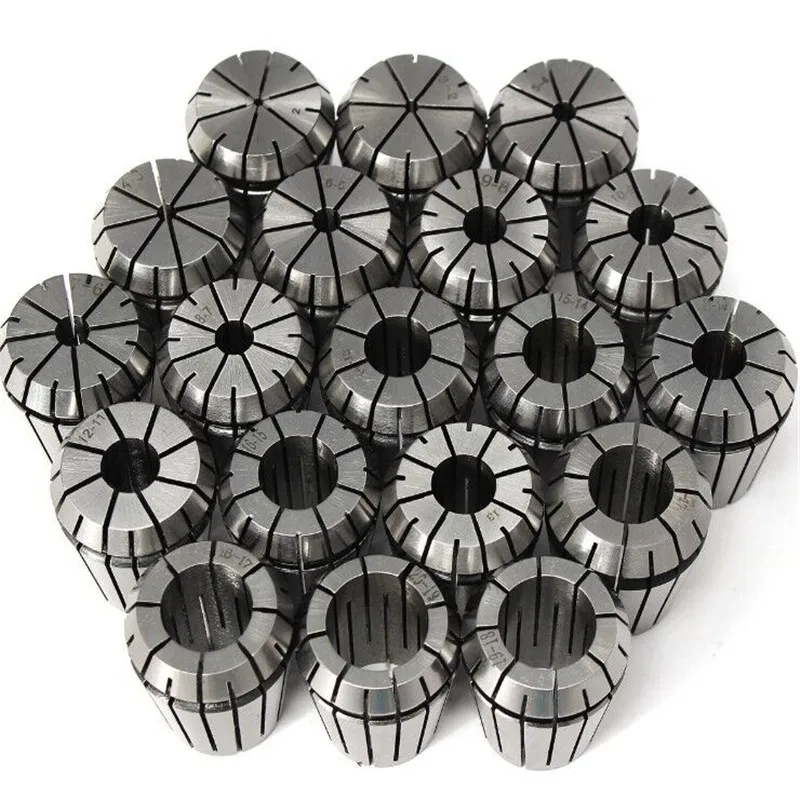 1pcs High Precision ER11 1-7MM 1/4 MM 6.35MM 1/8MM 3.175MM Spring Collet Chuck Set For CNC Engraving Machine Lathe Mill Tool,spring collet,collet chuck,spring collet chuck