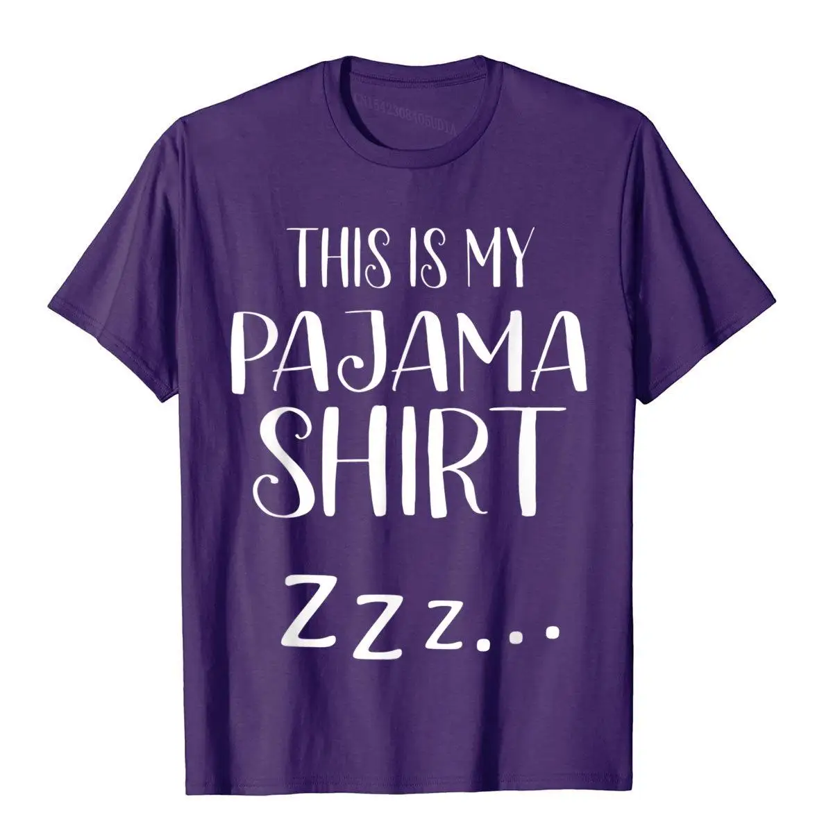This Is My Pajama Shirt Funny Sleepover Gift T-Shirt__B11659purple