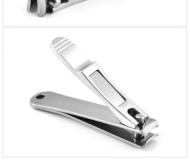 Beauty Nail Clippers Manicure Nail Clippers Plain Top Large Size Nail Clippers Rotating Die Casting Clamp Cover-Manufacturers Di