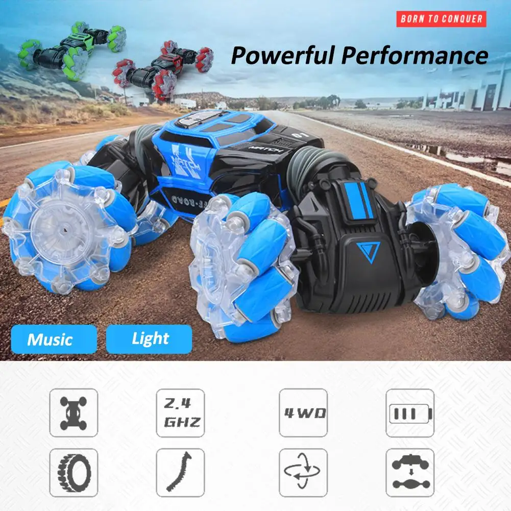 

RC Stunt Car Double-sided Driving Climbing Degrees Drift Vehicle Toys With Deformation Function For Kids
