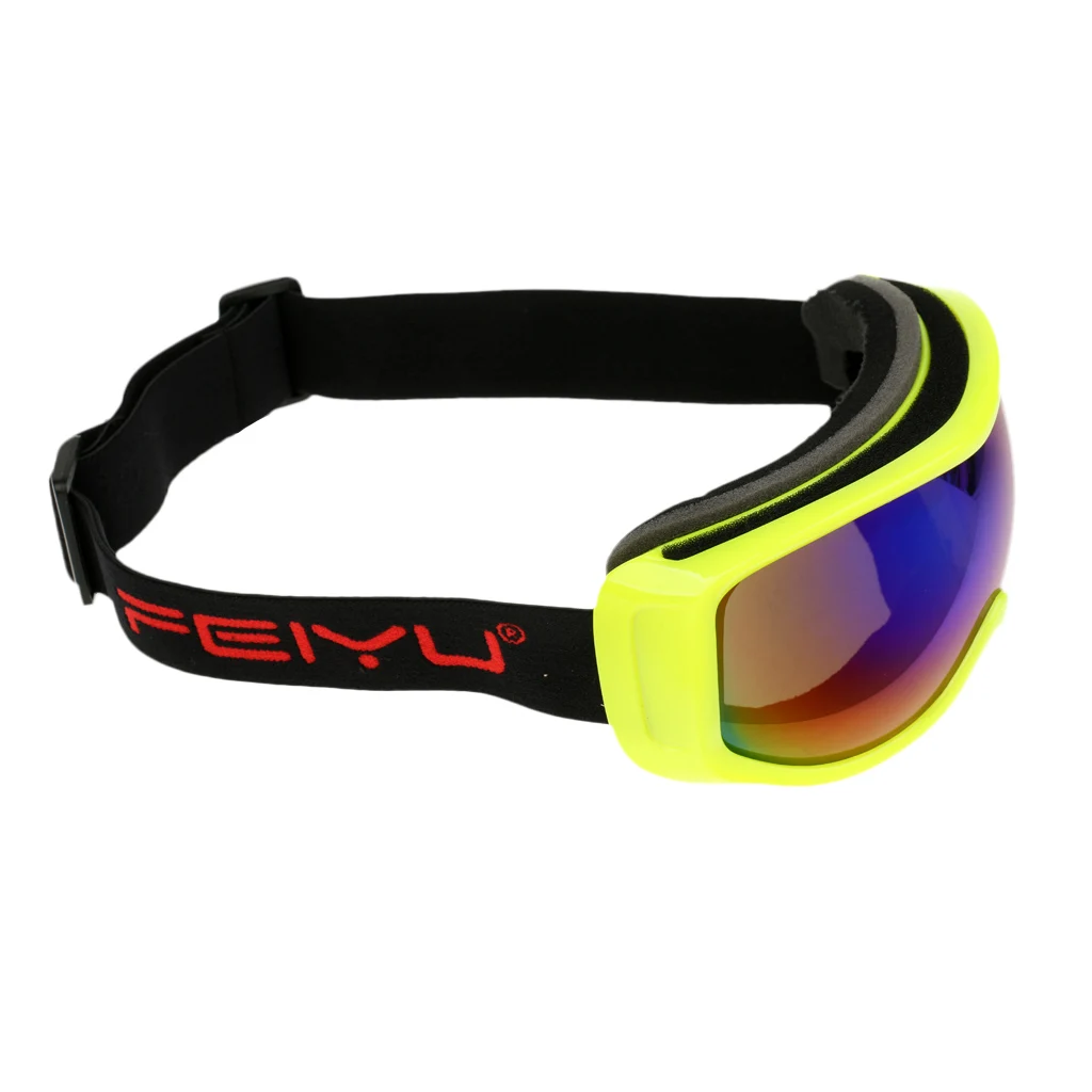 Green Colorful Lens Лыжные очки Сноуборд Защитные очки снегоход защита глаз - Цвет: Green Colorful Lens