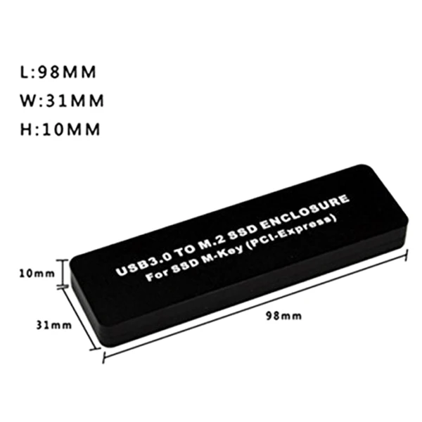 USB3.0 SSD Gehäuse Solid State Festplatte Reader Adapter ALS Externe Festplatte