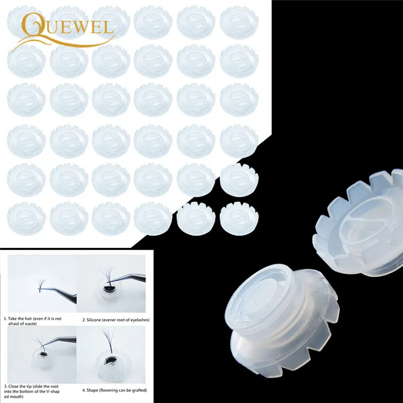 100 шт. наращивание ресниц Цветущая чашка цветением для наружных осветительных