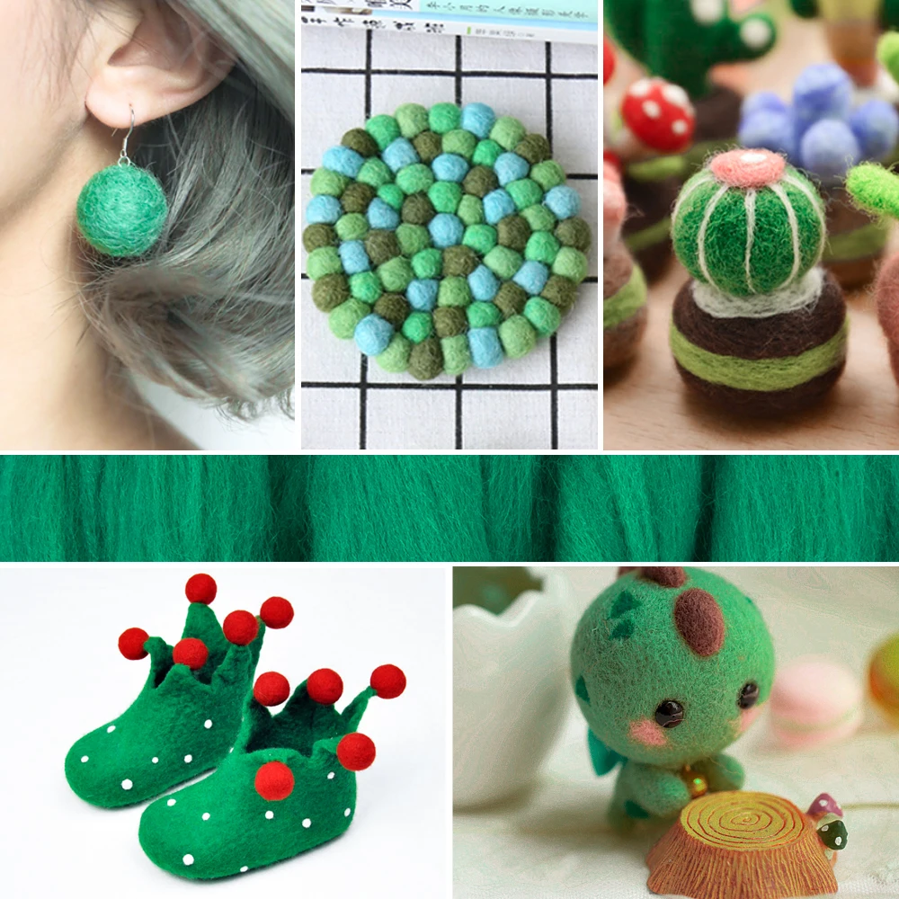 500 г DIY Набор из шерстяного фетра ручка из шерстяного волокна инструменты для валяния ручная работа кукла из фетра иглы швейные изделия тканевые материалы набор для рукоделия
