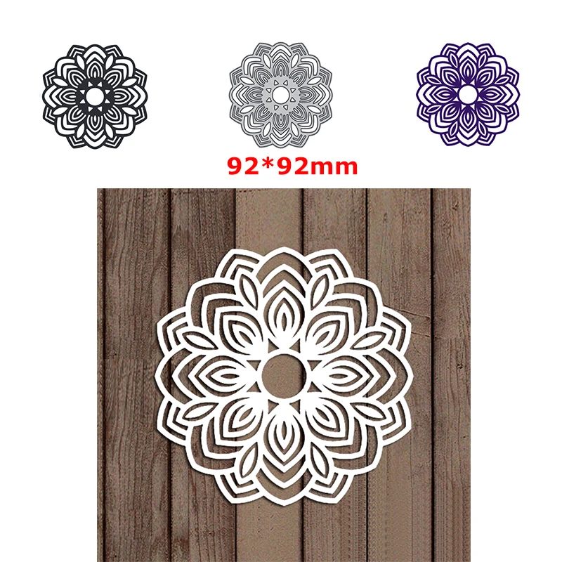 

Multilayered Flowers Metal Cutting Dies DIY Paper Craft Knife Mould Blade Punch Stencils Die Cut Mold 2021 Craft New