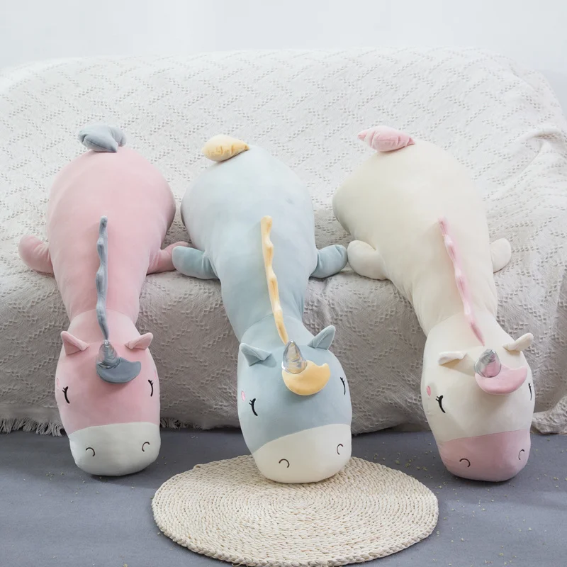 

Ins unicorn software party pillow soft stuffed plush toy pillow holding sleeping lucky toy like to take me home