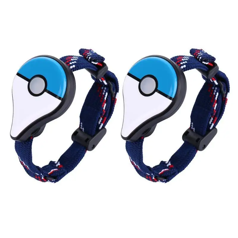 1/2шт Игры Bluetooth Авто напоминают браслет для nintendo Pokemon Go Plus умные часы интерактивные Фигурки игрушки с usb зарядкой - Цвет: 2pcs