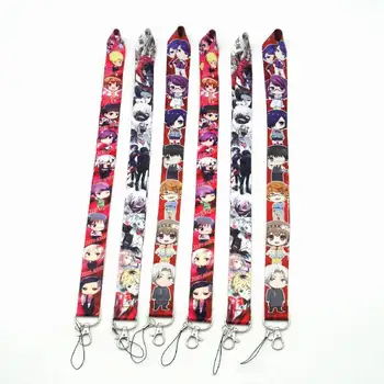 

Tokyo Ghoul Cosplay Lanyard Cartoon Keychain Mobile Phone Neck Strap ID Badge Card Holder Accessories Gift